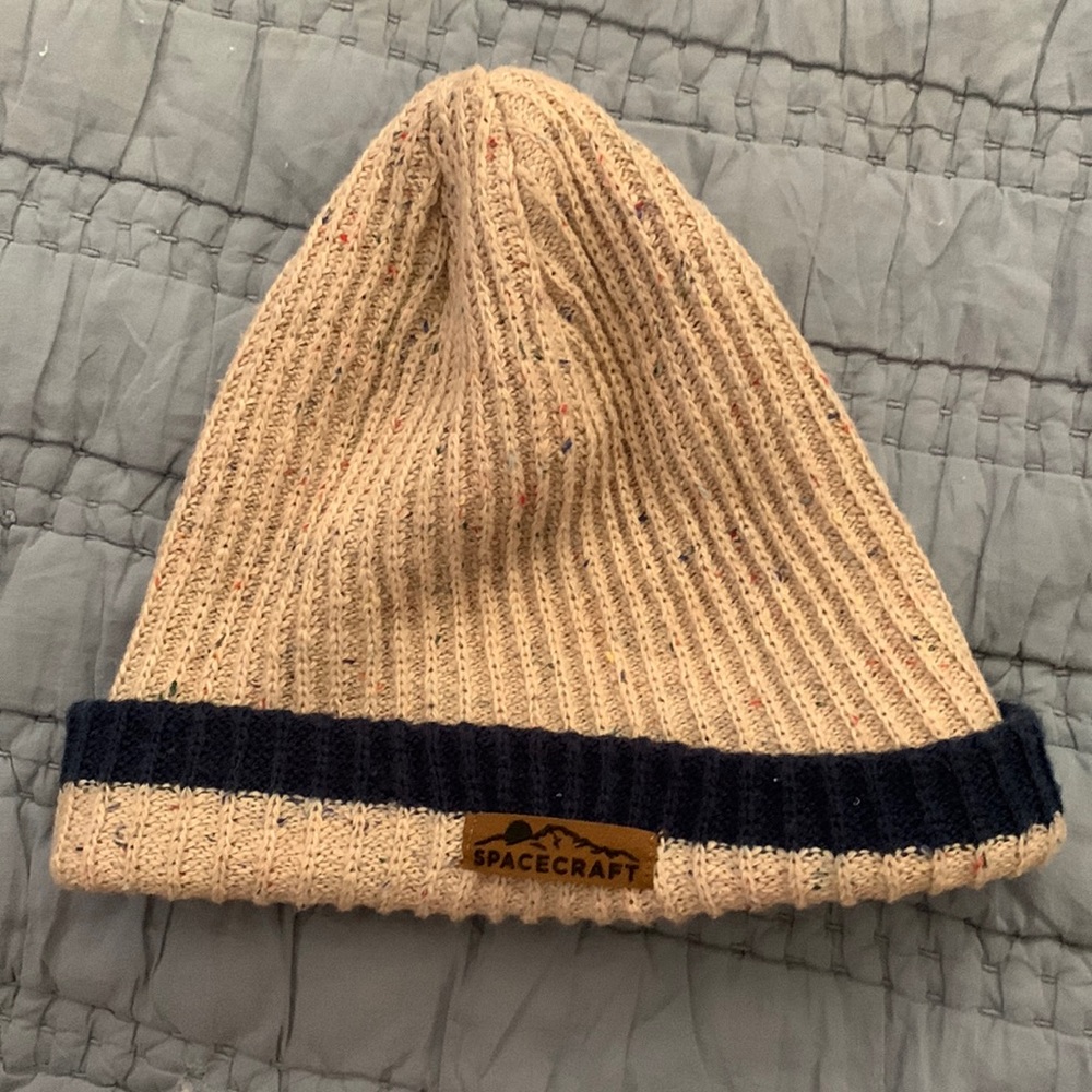 Spacecraft Speckled Wool Beanie